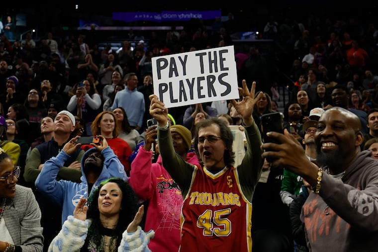 Fans during the Unrivaled doubleheader in South Philly on Jan. 30.