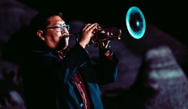 Trumpeter Delbert Anderson blends jazz and Navajo influences at the Annenberg Center in April.