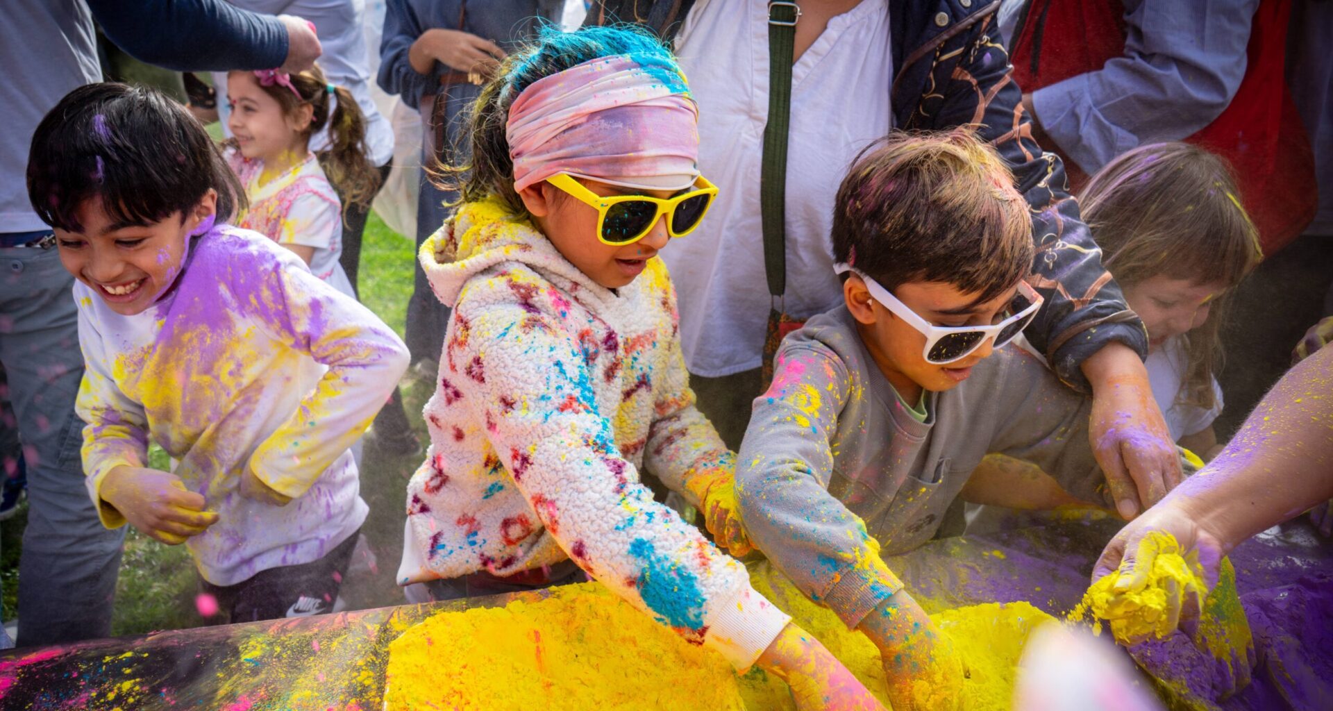 A colorful way to ring in the new season: West Philadelphia celebrates Holi