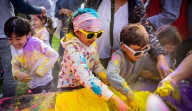 A colorful way to ring in the new season: West Philadelphia celebrates Holi