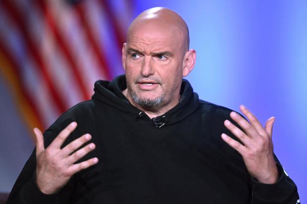 U.S. Sen. John Fetterman, D-Pa., has more support from Republicans than from his own party. (AP Photo/Steven Senne)