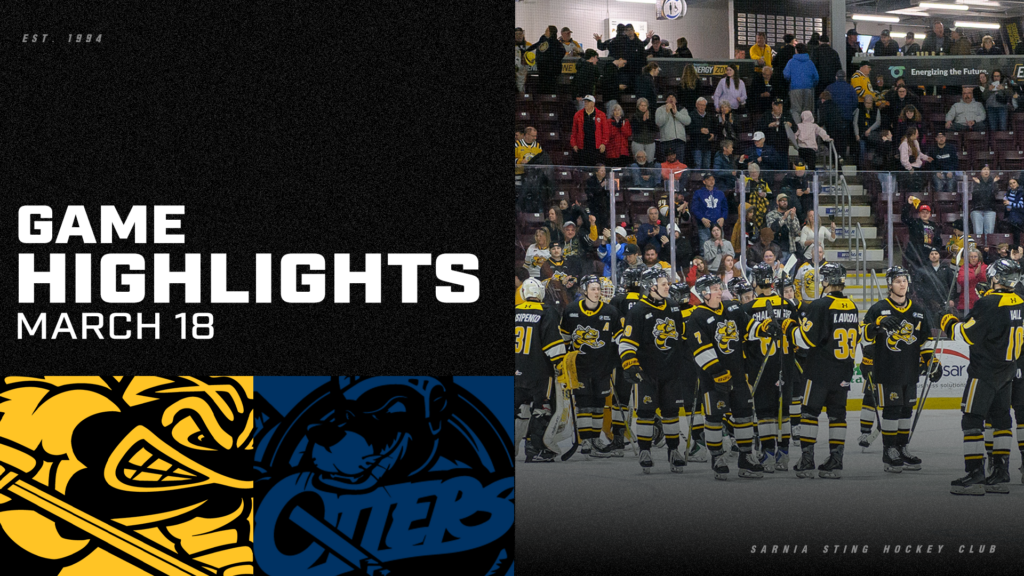 Sarnia Scores Three Goals In The Third Period To Hold Of Erie 6-3