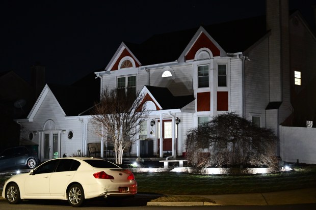FBI Evidence Response Team agents collect evidence while executing a search warrant at a home associated with an 18-year-old suspect in Langhorne, Pennsylvania, on March 8, 2026. (Photo by Kyle Mazza/Anadolu via Getty Images)
