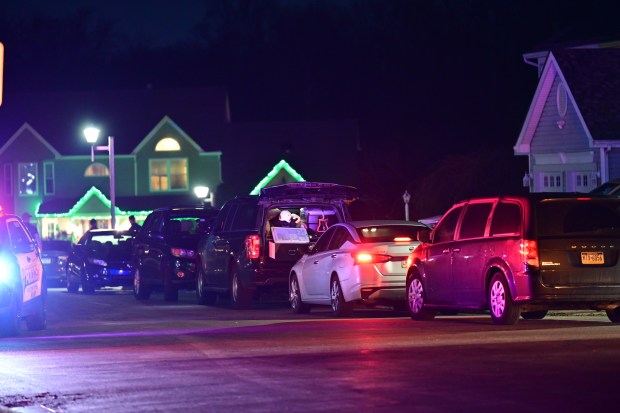 FBI Evidence Response Team agents collect evidence while executing a search warrant at a home associated with an 18-year-old suspect in Langhorne, Pennsylvania, on March 8, 2026. (Photo by Kyle Mazza/Anadolu via Getty Images)