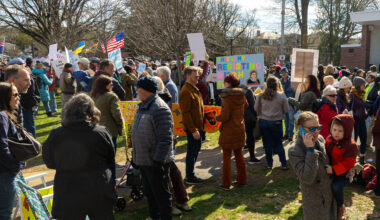 Thousands gather for ‘No Kings’ protest