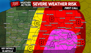 Severe Storms Likely Monday in Parts of Pennsylvania: Forecast & Timing