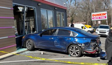 Driver loses control, crashes into Southwest Philly Dunkin’