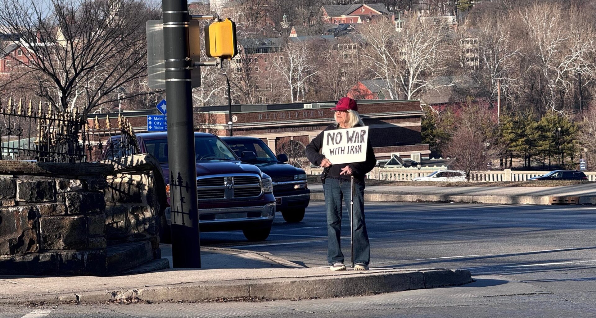 Lehigh Valley activists oppose US strikes on Iran