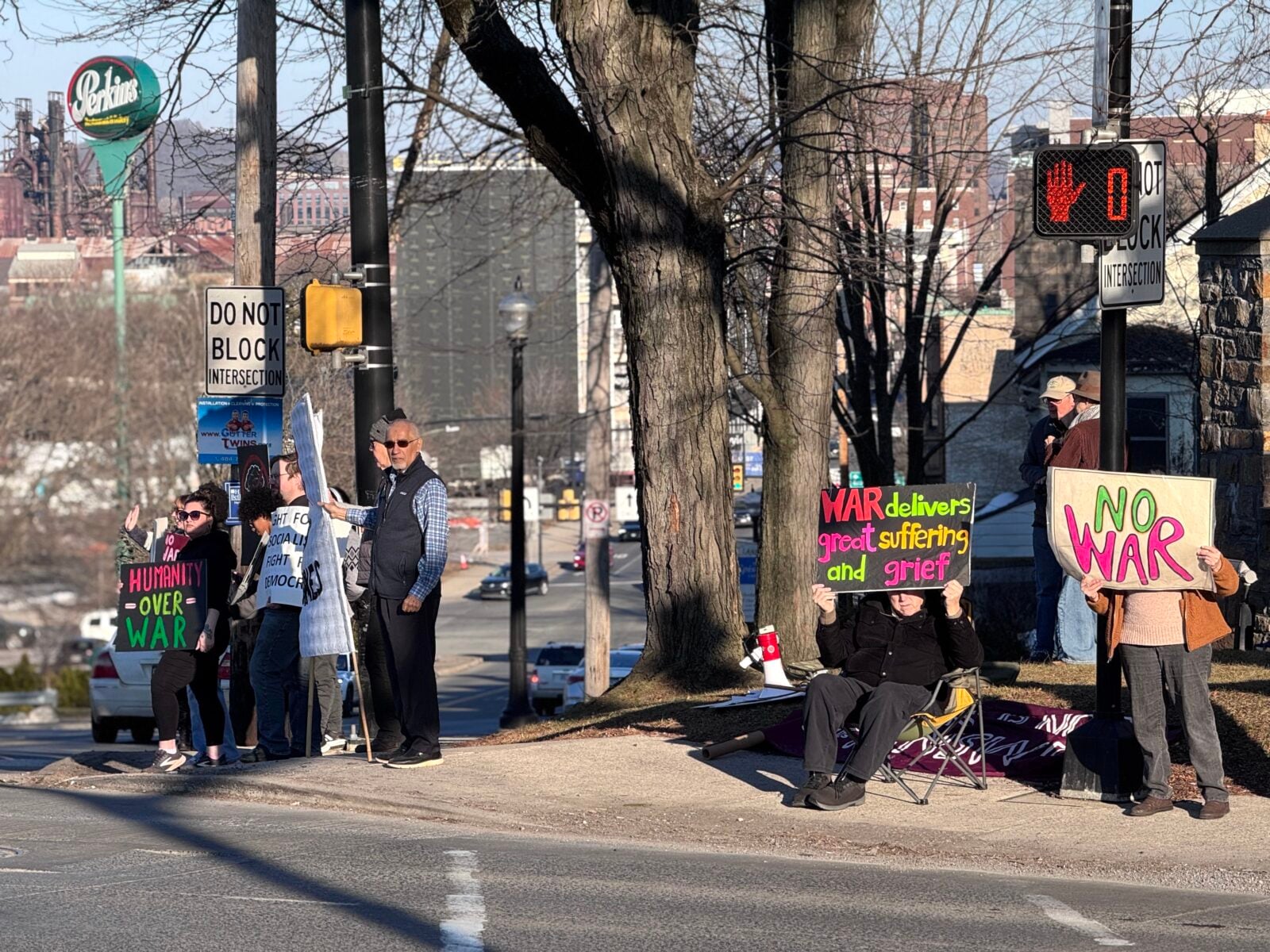 iran strikes protest bethlehem pa feb 28 2026