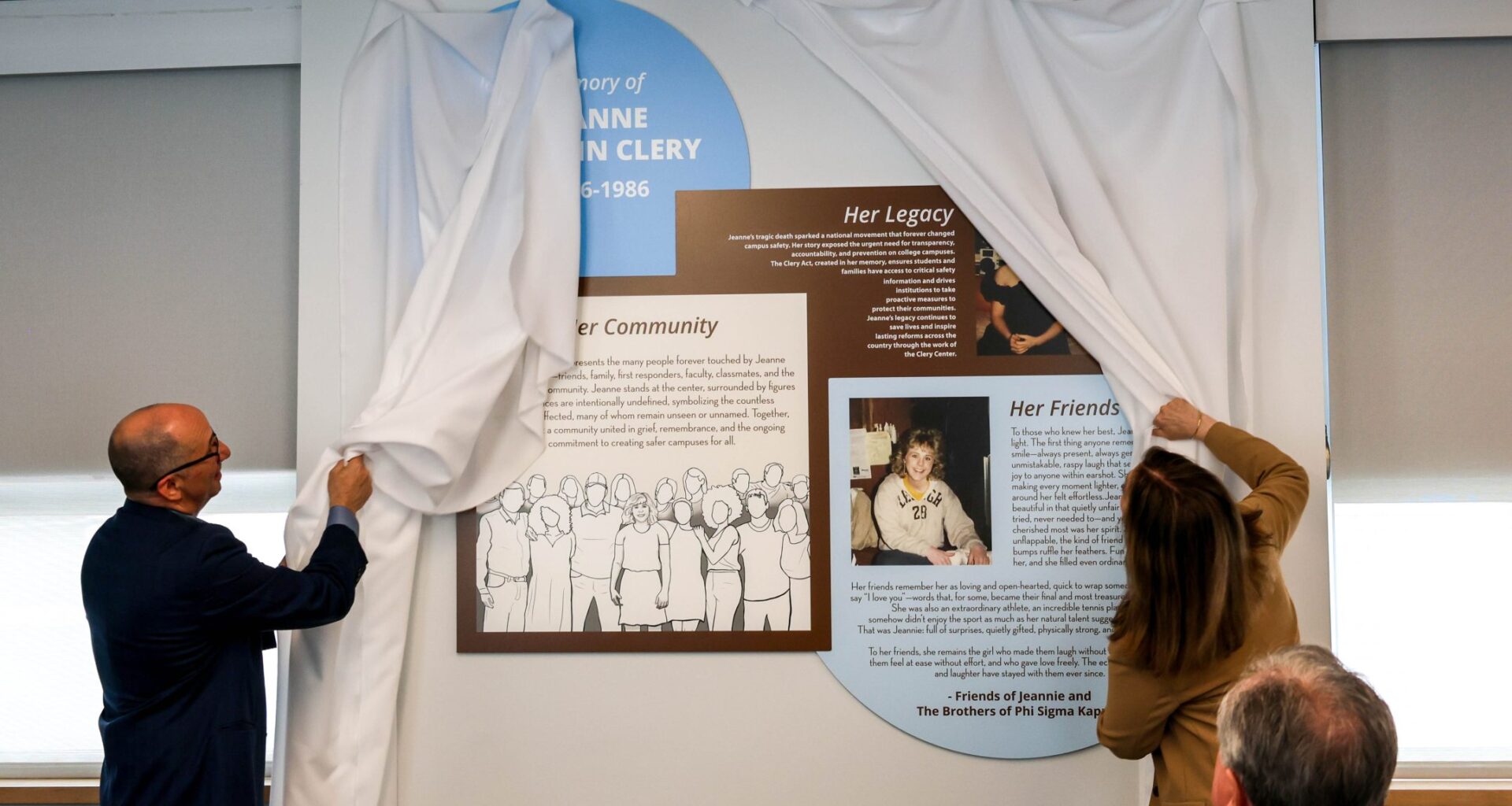 Lehigh University Police Department unveils memorial in honor of Jeanne Clery