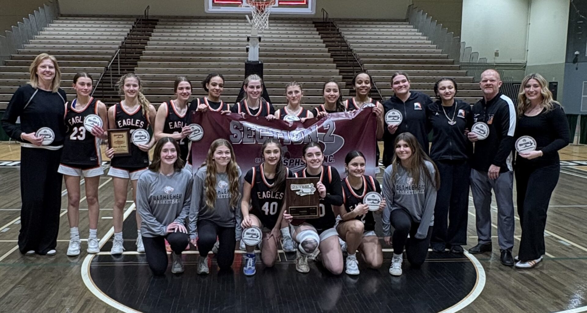 Girls basketball team is Section 2 champion