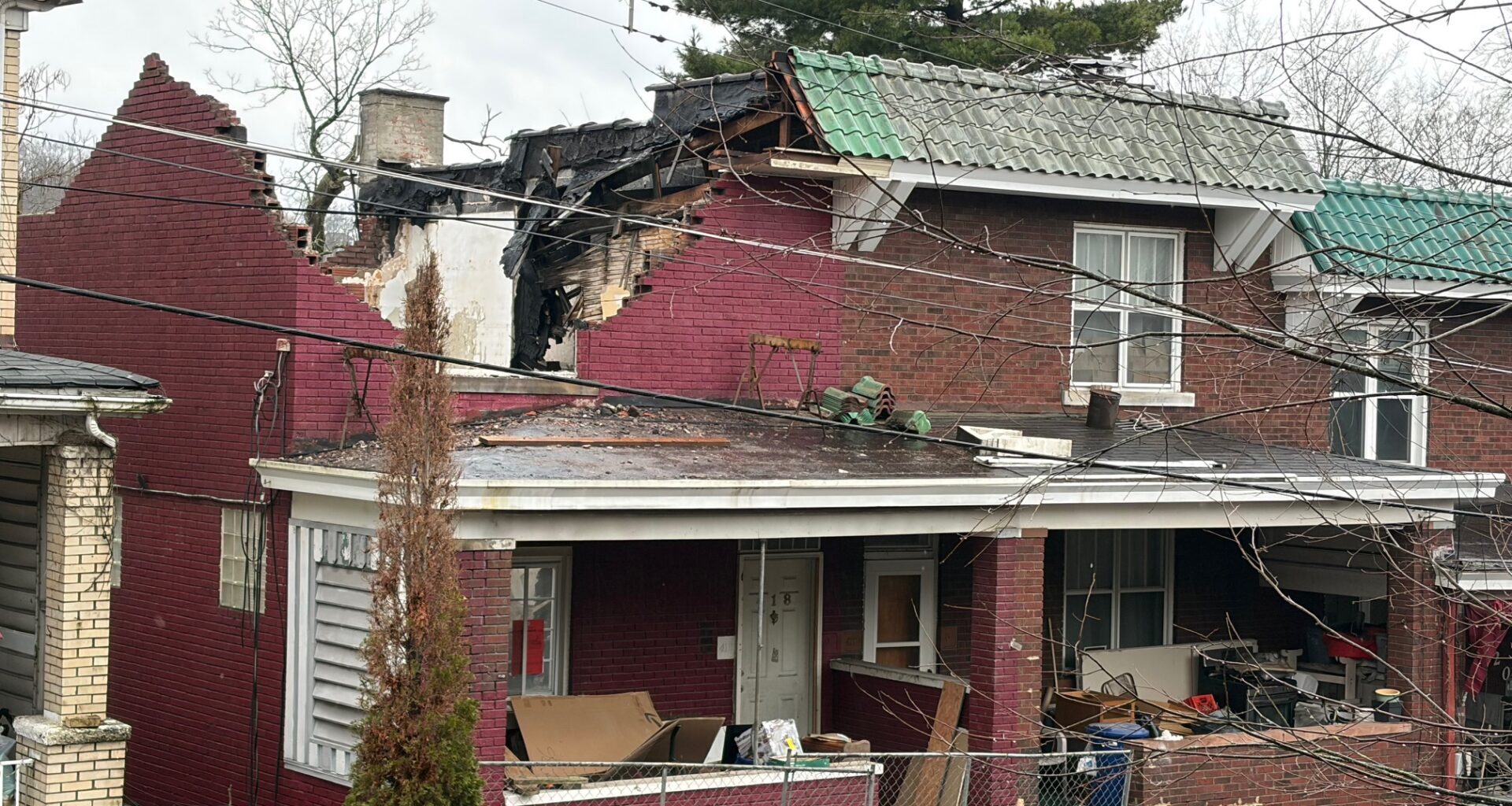 Pittsburgh demolition crew ends house’s two-decade decline