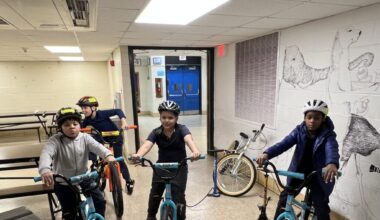 Bike Explorers Kicks Off Spring Season at Lewis Elkins Elementary