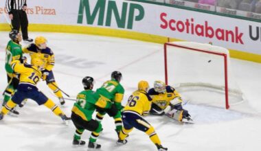 Pair of hat tricks helps London Knights topple Erie Otters to begin weekend series - London