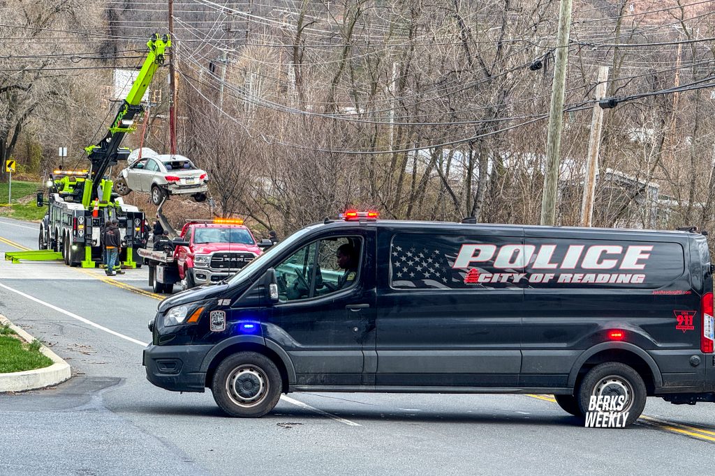 Woman found dead near overturned vehicle in Reading crash investigation