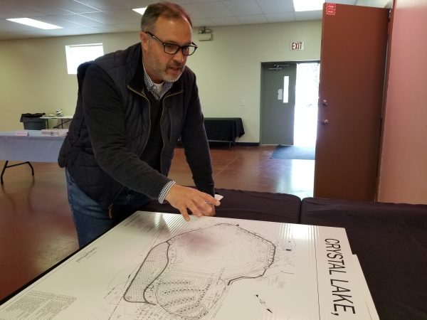 Joseph Boyle, chairman of the board of the Mount Penn Borough Municipal Authority.STEVEN HENSHAW/READING EAGLE