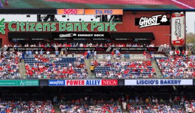 A rendering of the Ghost Energy Deck at Citizens Bank Park, new for 2026.