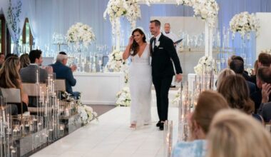 Alexa Alfia and Brennon Lemieux in Season 3 of "Love Is Blind." Cr.