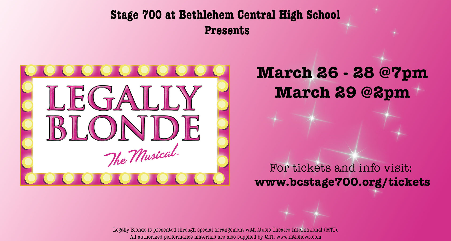 Legally Blonde TIX on sale now