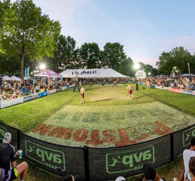 More than 5,000 volleyball players participated in last year's Pottstown Rumble, which takes place in Pottstown's Memorial Park and requires much preparation and clean-up. (Photos by Bill Bonney Photography)