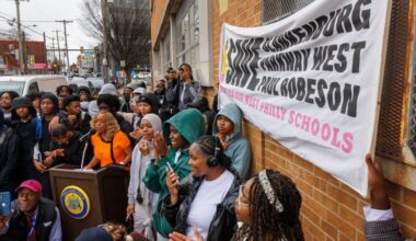 Councilmember Jamie Gauthier discusses a counterproposal that would save three West Philadelphia schools from closing.