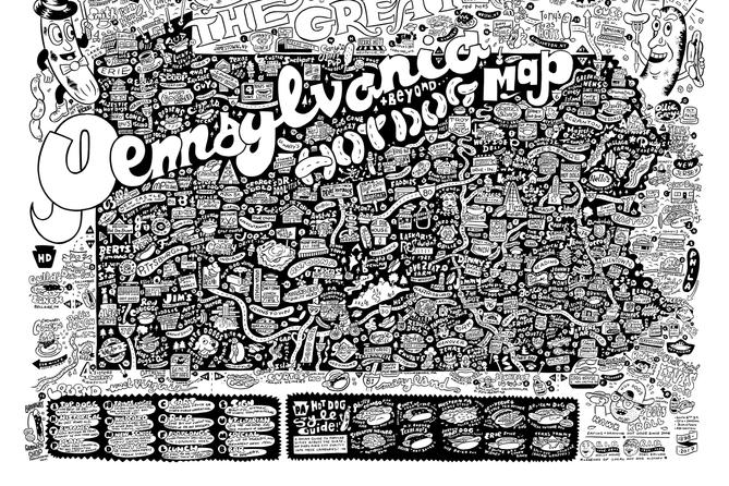 Hawk Krall’s Illustrated guide to Pennsylvania hot dogs