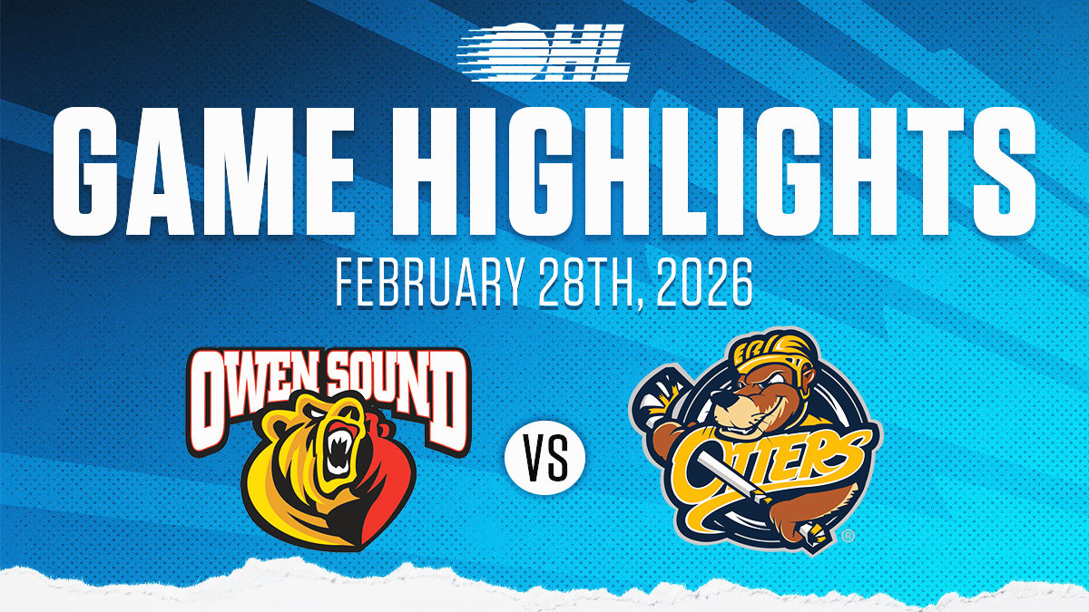 OHL Highlights: Owen Sound Attack @ Erie Otters Feb. 28, 2026