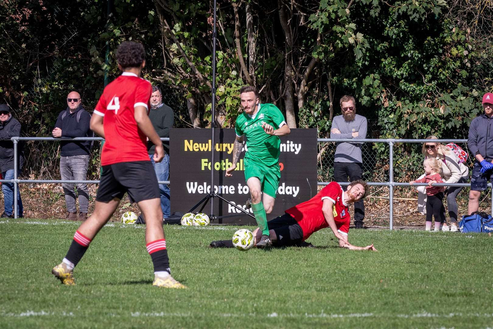 Newbury Town go on the attack against Henley Town