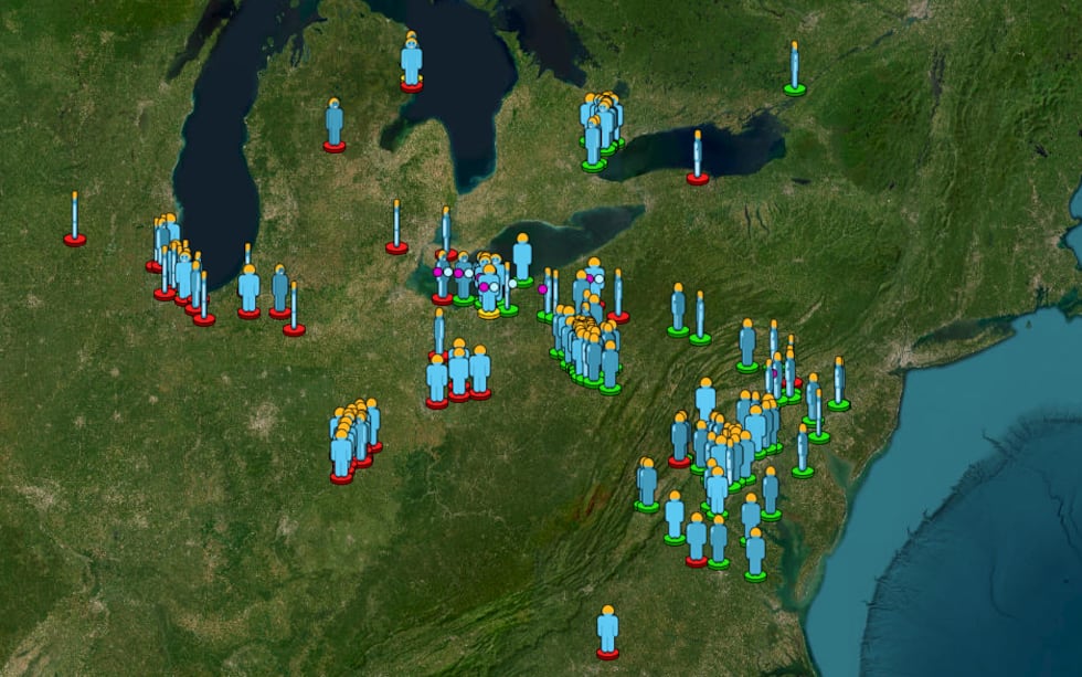 People in several states reported seeing a bright meteor (fireball) Tuesday morning.