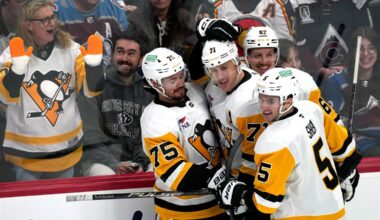 Evgeni Malkin brilliant in return from suspension as Penguins rout Avalanche