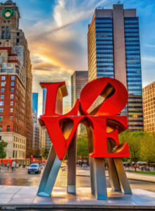 Love Sculpture in Philadelphia. (© Adobe)