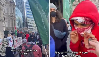Despicable pro-Iran protesters in Philadelphia declare, 'For every US soldier that comes home in a casket, we cheer'