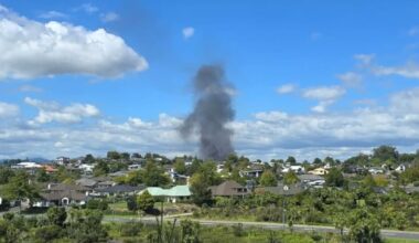 Bethlehem fire: Thick black smoke over Millbrook Drive
