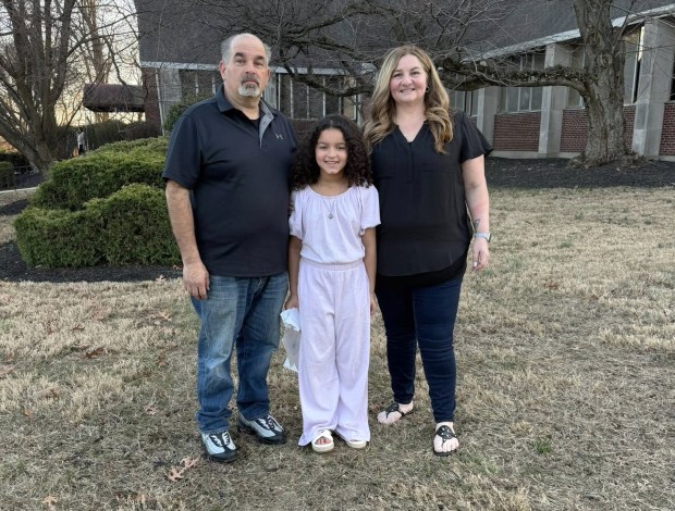 Precious Angel Bari made her folks Mike and Trish super proud after making her first Penance at IHM Church. (Submitted photo)