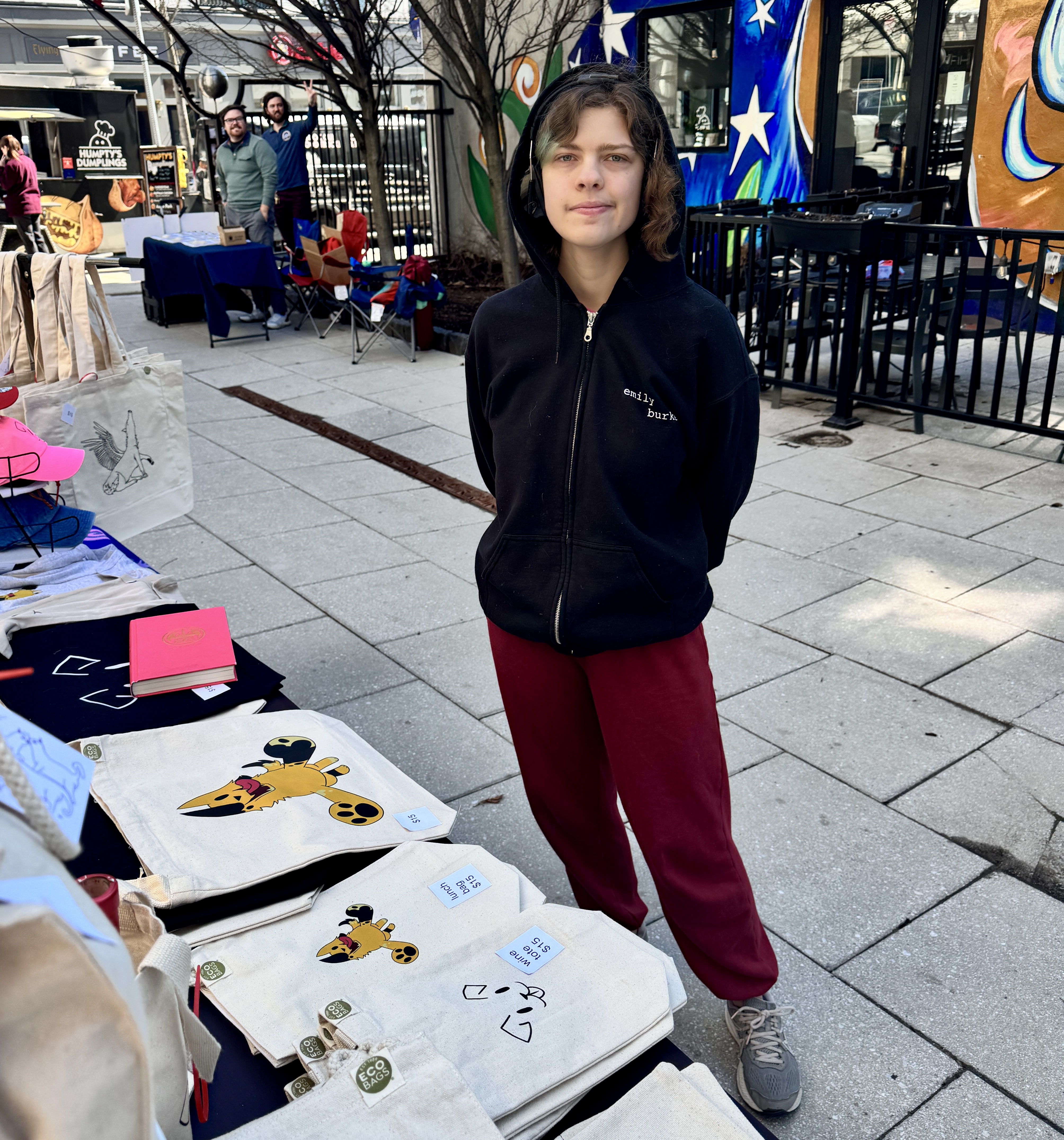 Talented young artist Emily Burke had a wide range of...