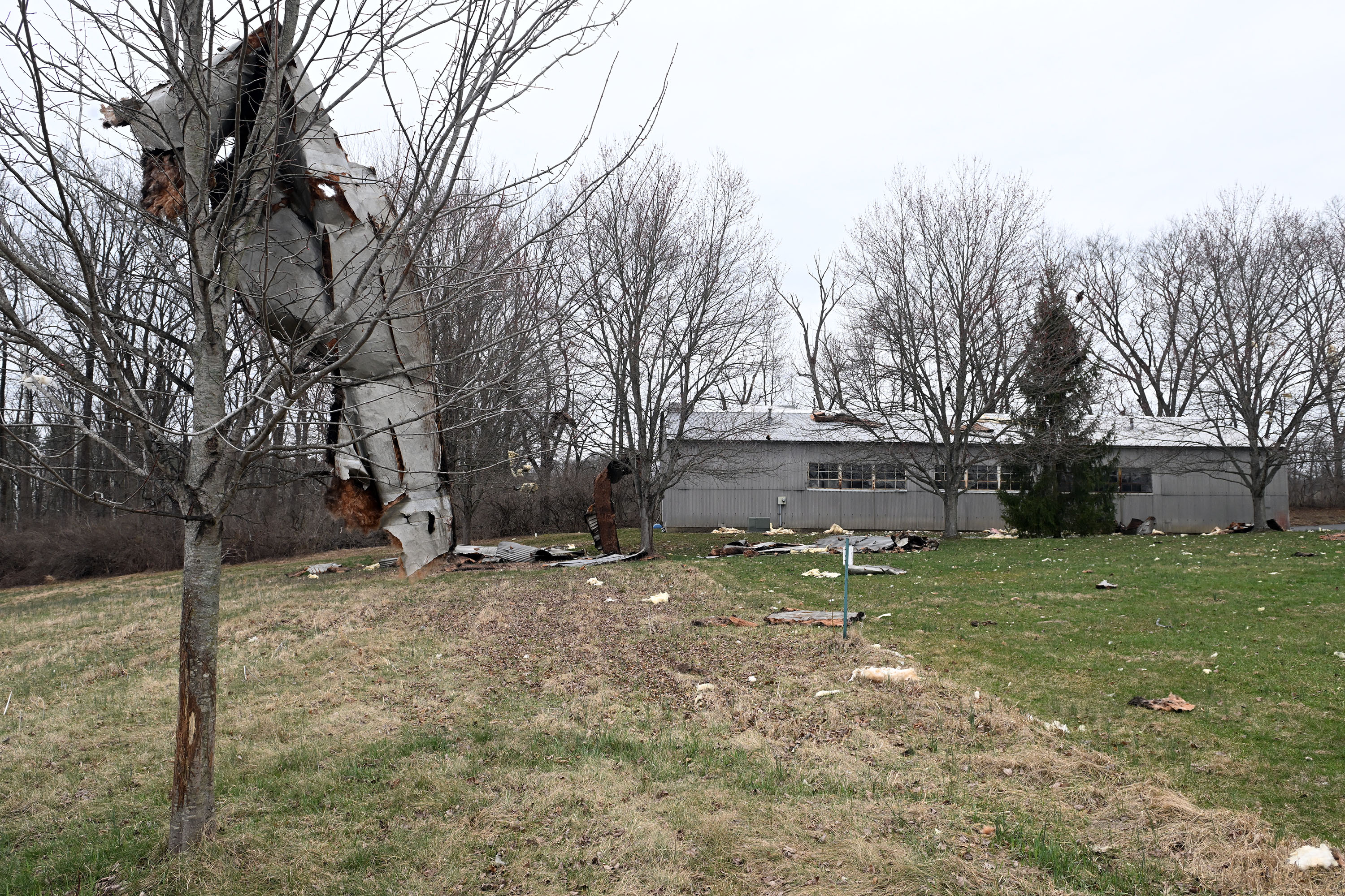 The maintenance building at the Berks County Heritage Center incurred...