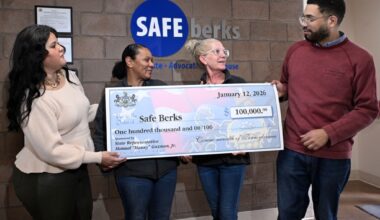 Safe Berks receives $100,000 PA grant
