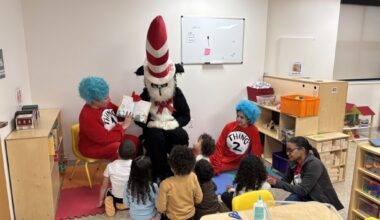 United Way of Berks visitors in colorful costumes bring Seuss stories to life in several classrooms