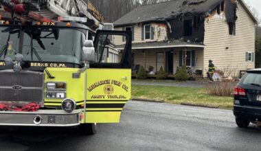 Dog rescued from home fire in eastern Berks