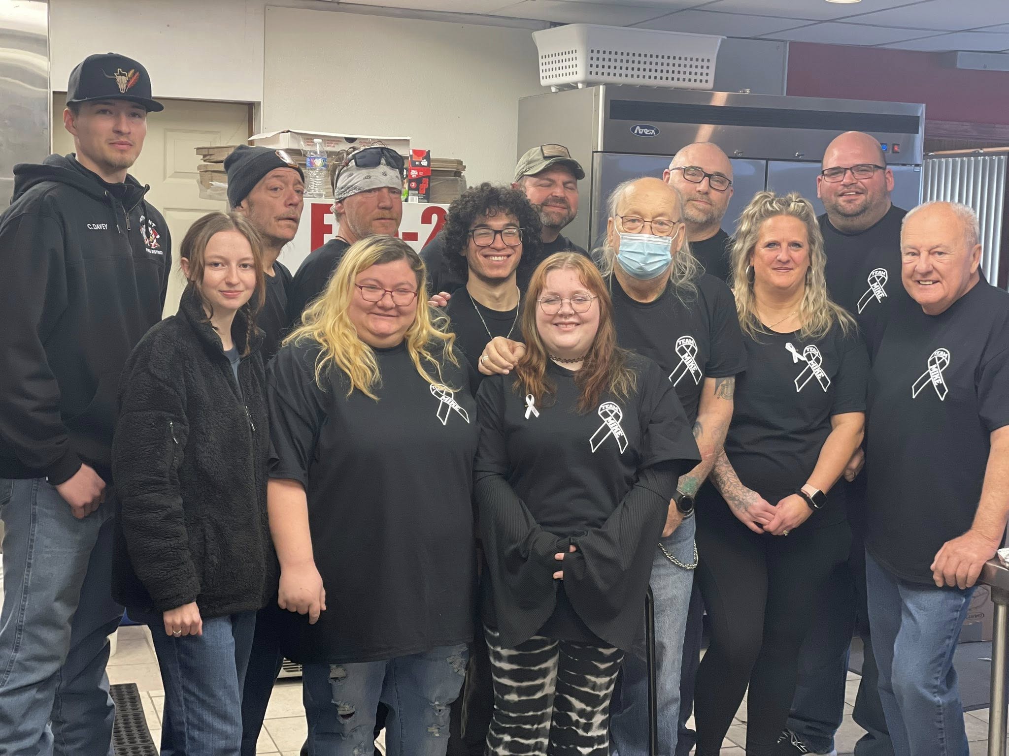 Olyphant Hose Company 2 volunteer firefighters, family and friends who...