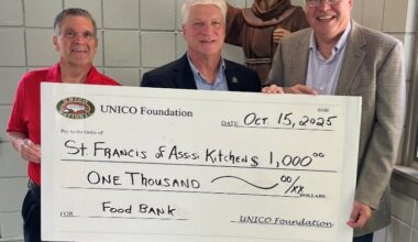 UNICO Foundation donates to St. Francis of Assisi Kitchen – Scranton Times-Tribune