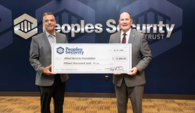 PSBT donates $15,000 to support Team Allied Services – Scranton Times-Tribune