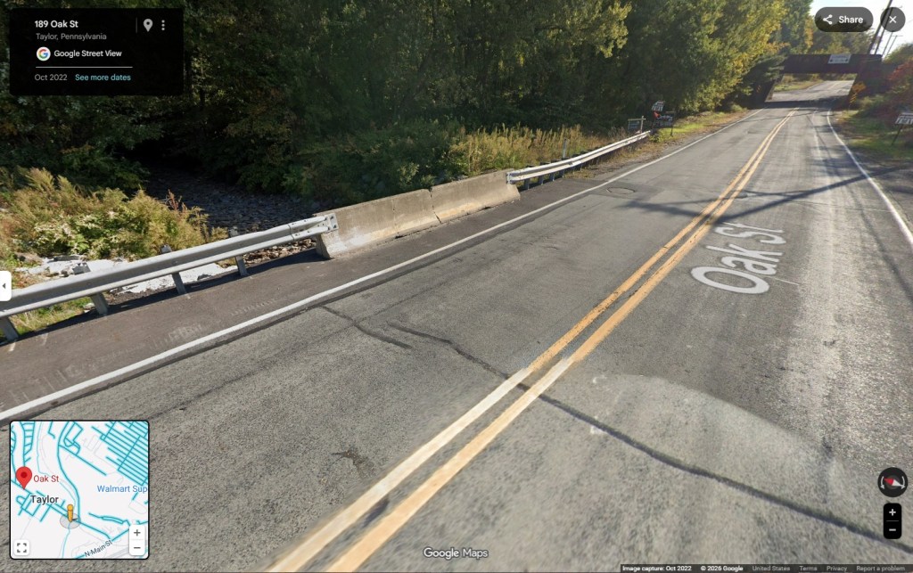 PennDOT plans to replace Oak Street bridge over Keyser Creek in Taylor