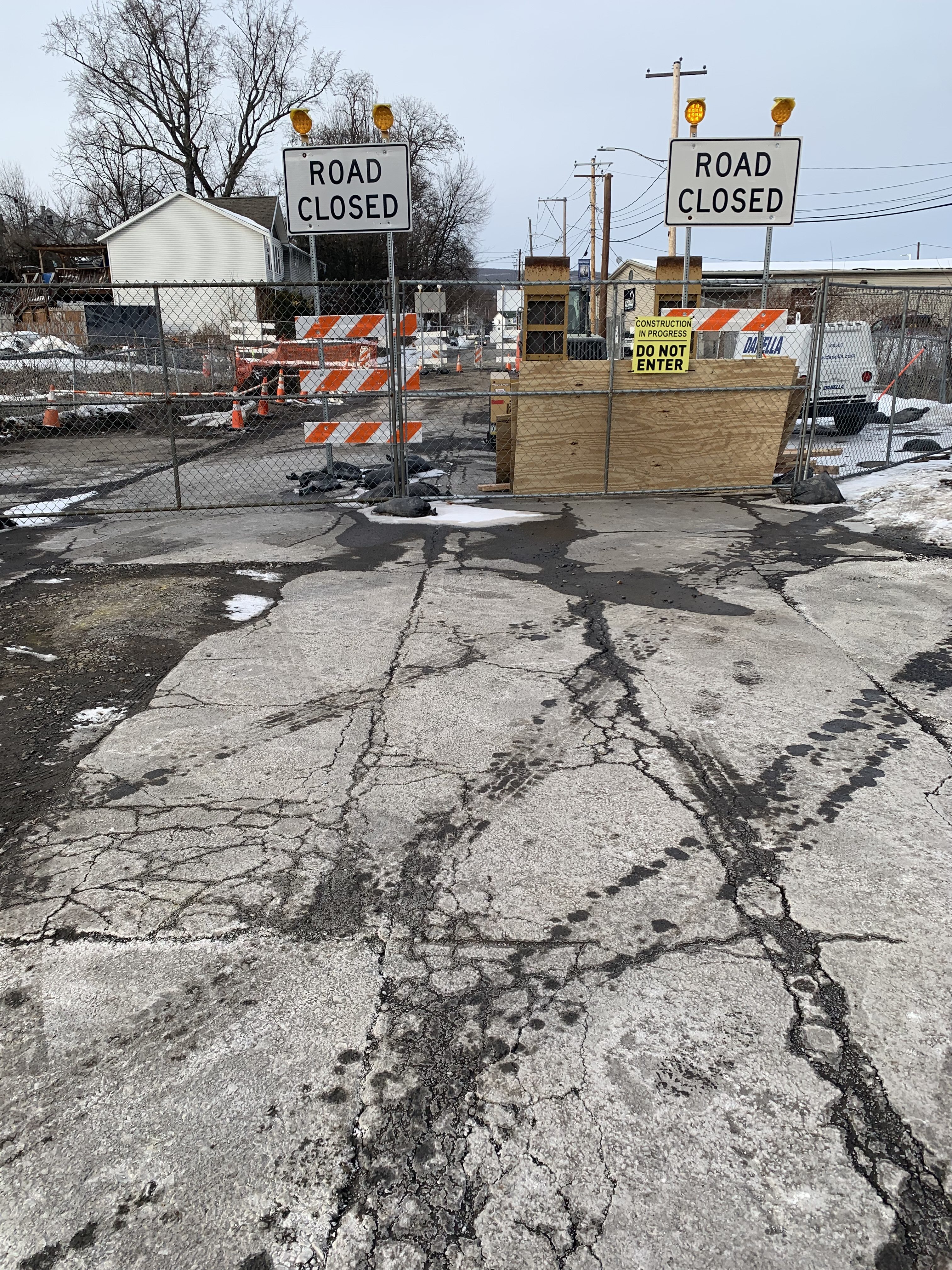 North Main Avenue in North Scranton remains closed at Leggetts...