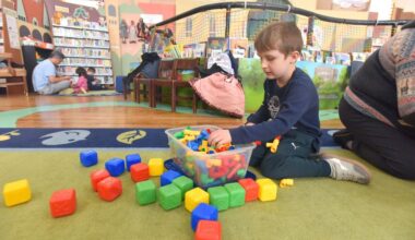 Building and learning at the children’s library