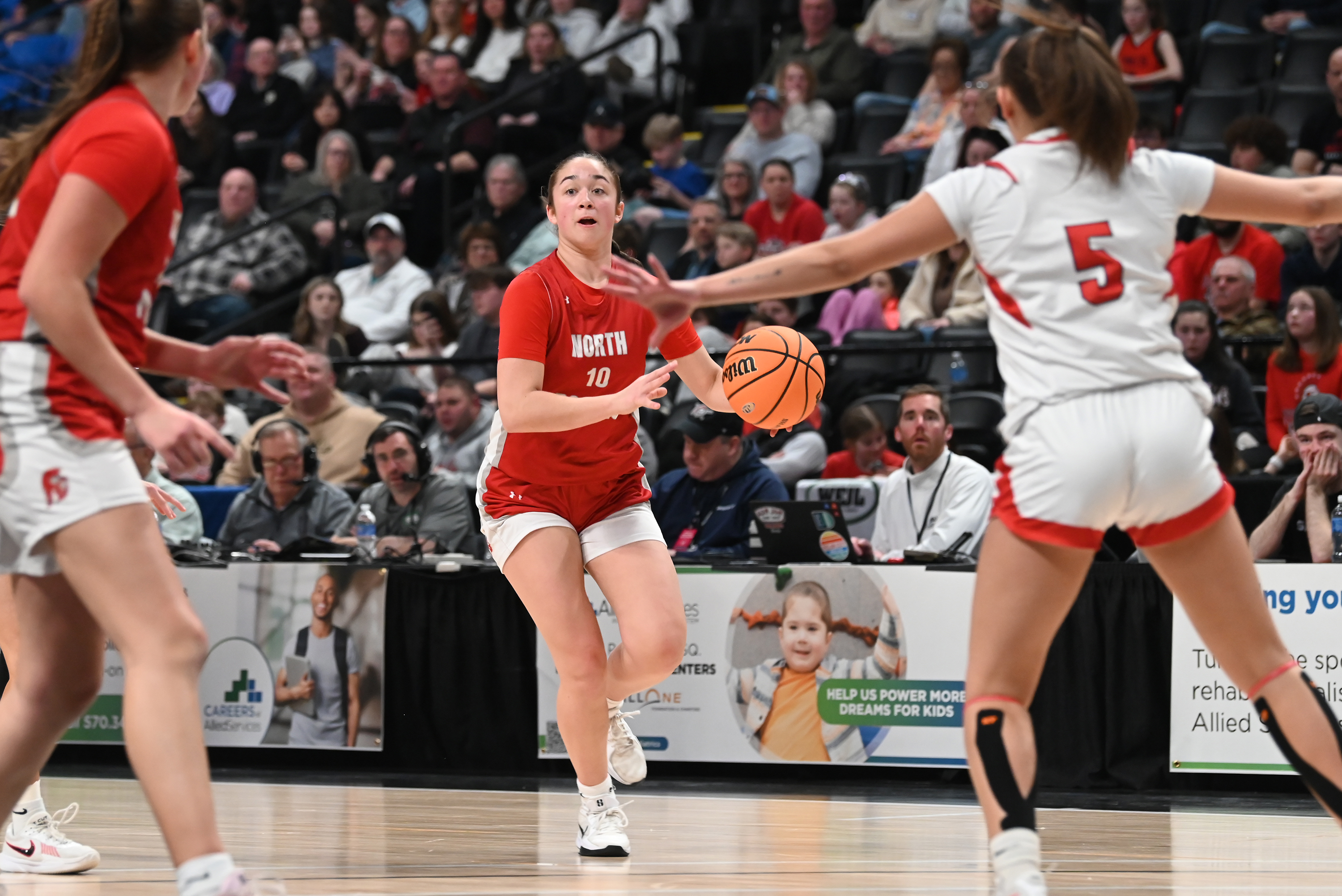 North Pocono’s Ella Clementoni controls the ball during the D2...