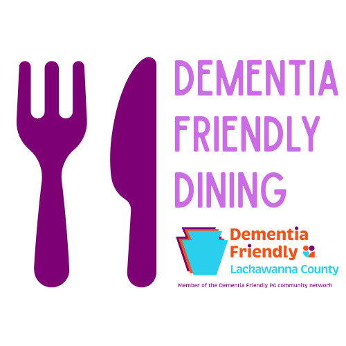 A logo for Dementia Friendly Dining. (COURTESY OF AGE FRIENDLY...