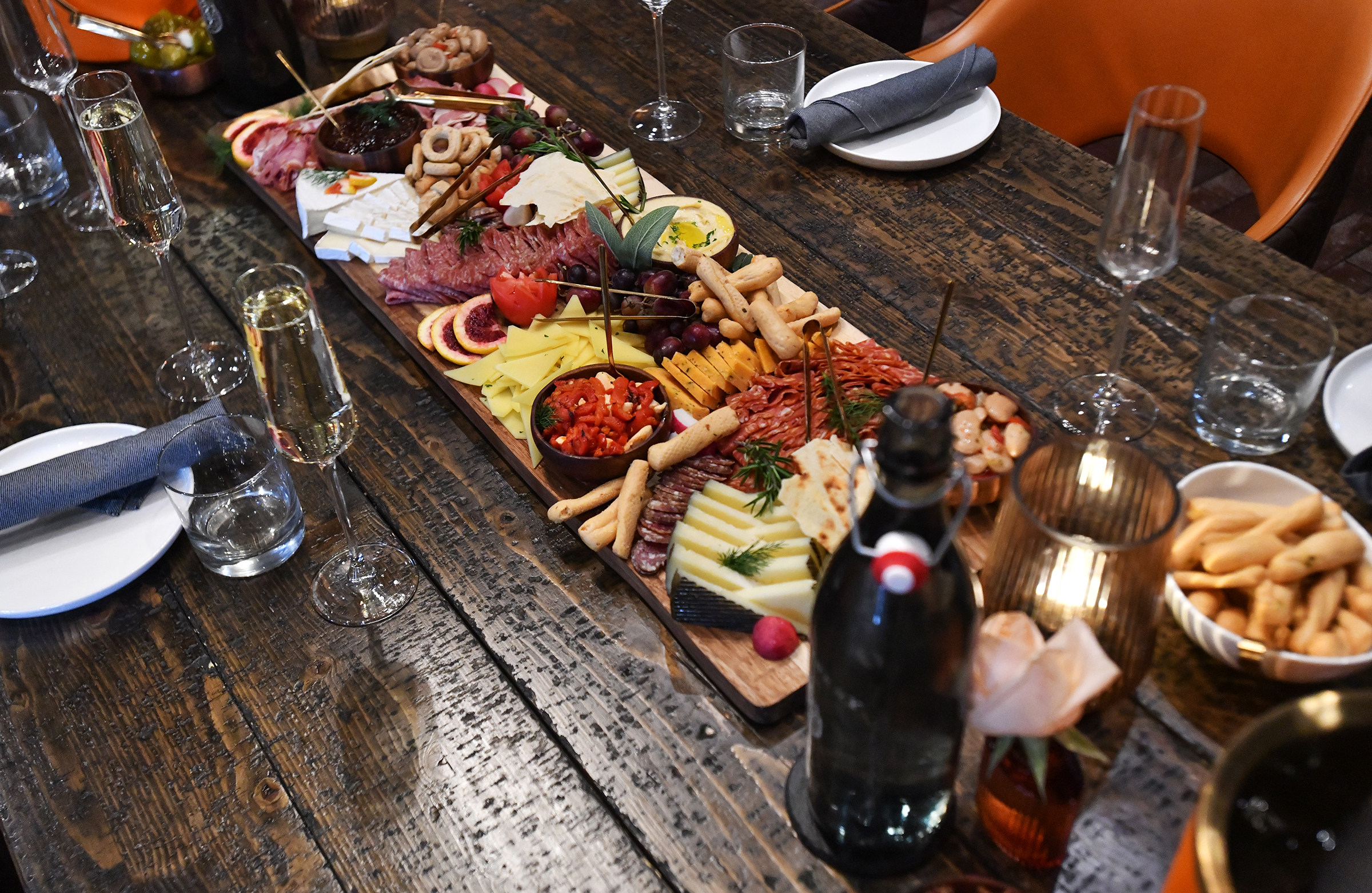 The Italian meat and cheese Board is presented in The...