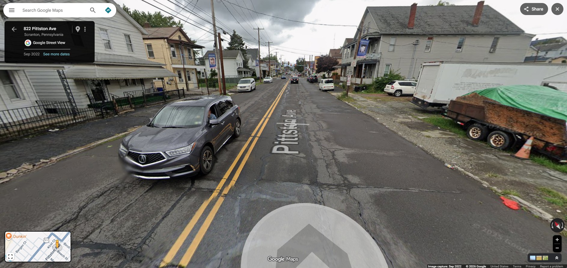 Google Street View of Pittston Avenue in South Scranton. (IMAGE...
