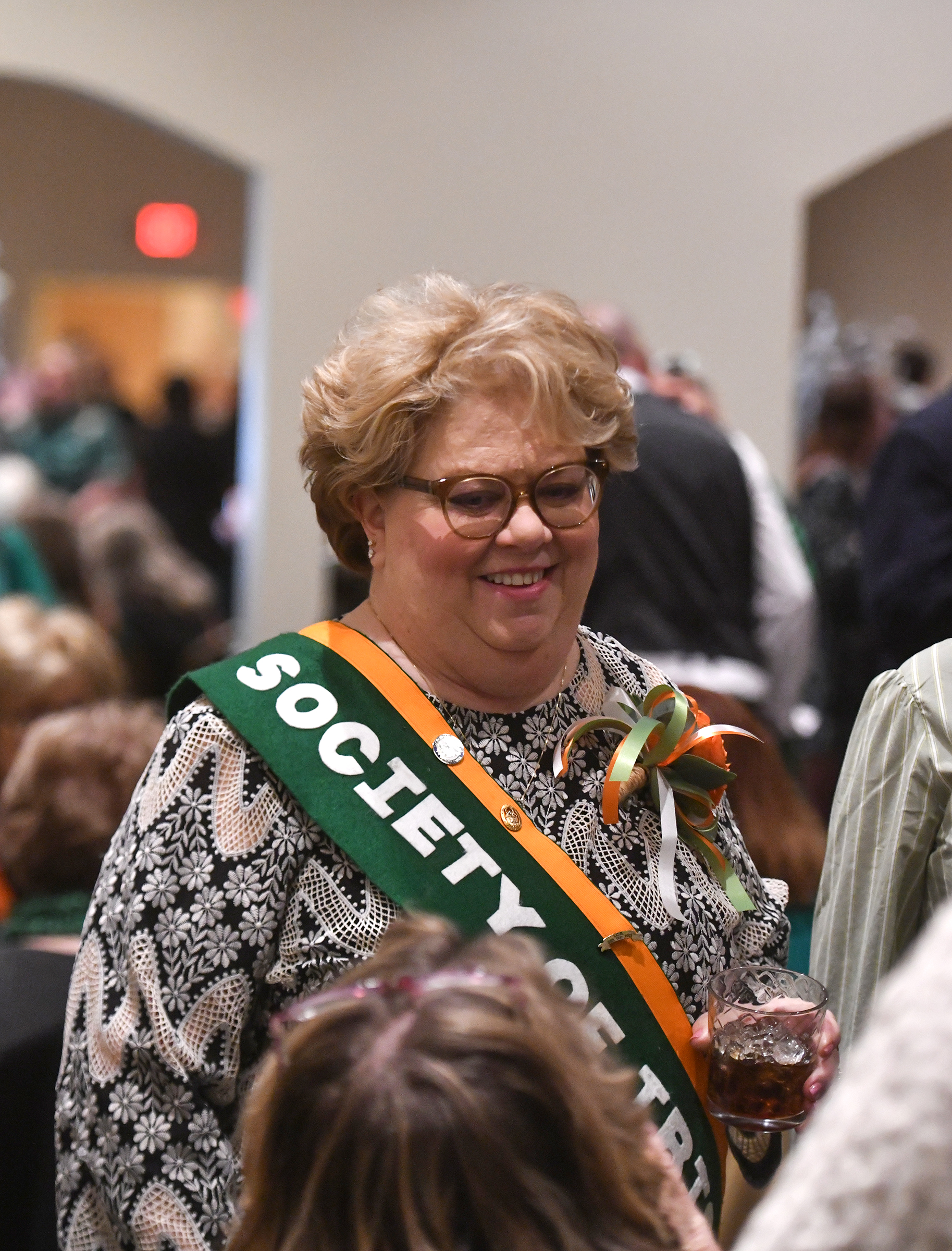 Guest speaker Evie Rafalko McNulty, Lackawanna County’s Recorder of Deeds,...